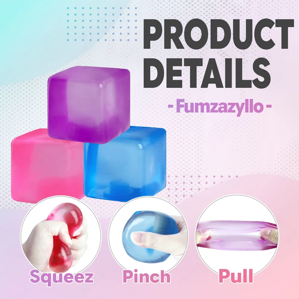 3 Pcs Squishy Squeeze Toys 3
