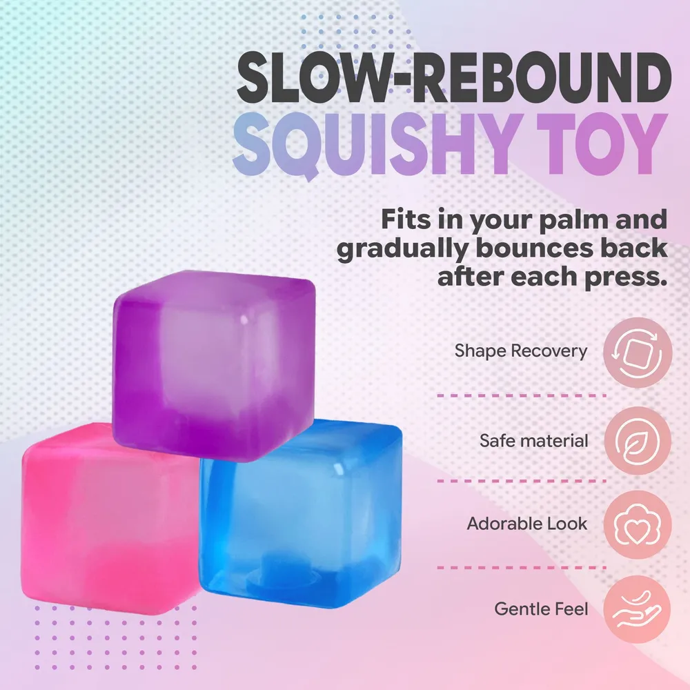 3 Pcs Squishy Squeeze Toys 4