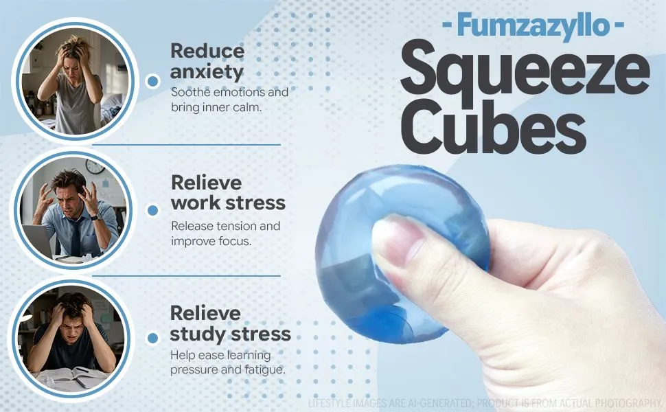 Cube Squeeze Toy detail 2