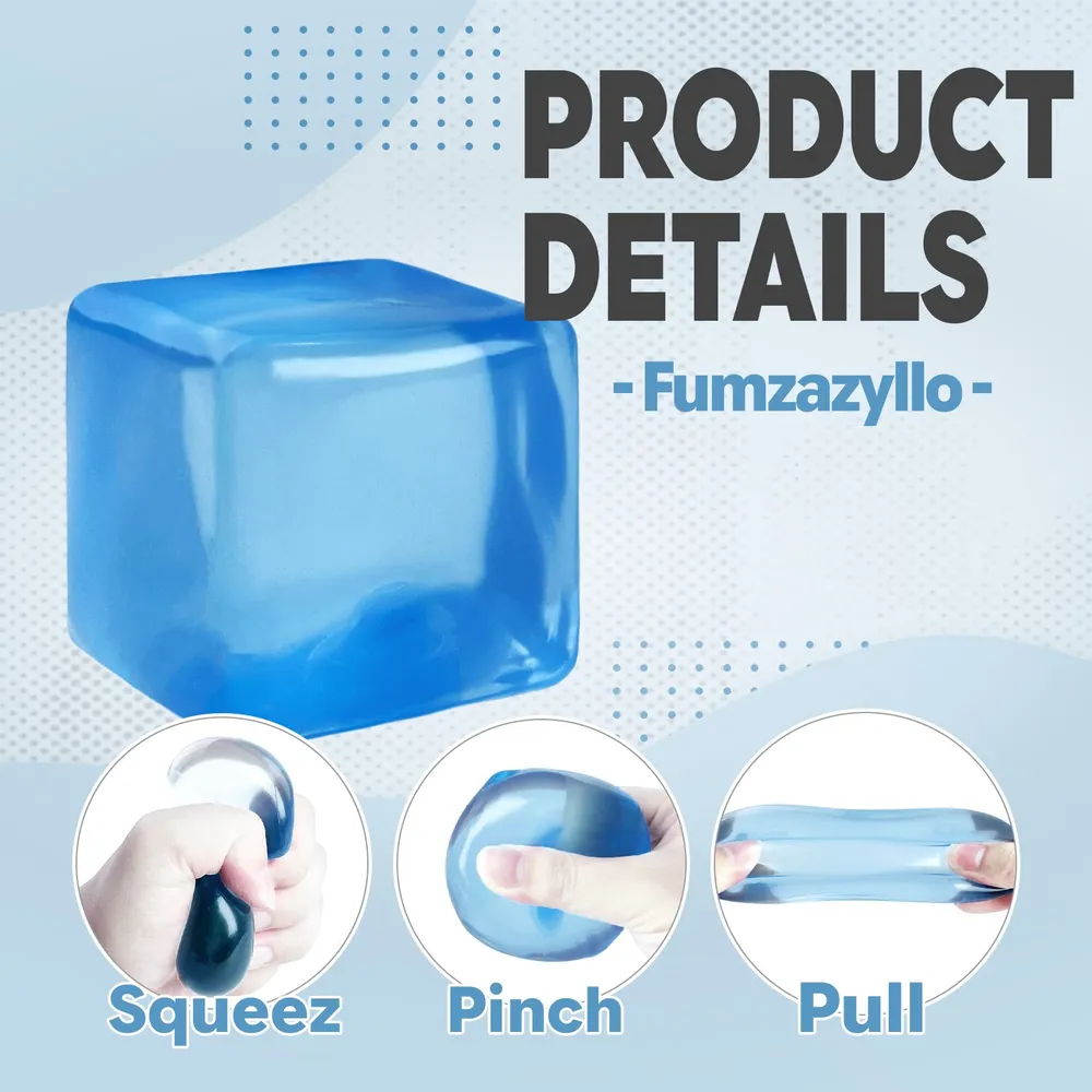 Squishy Cube Squeeze Toy, 1Pcs 3
