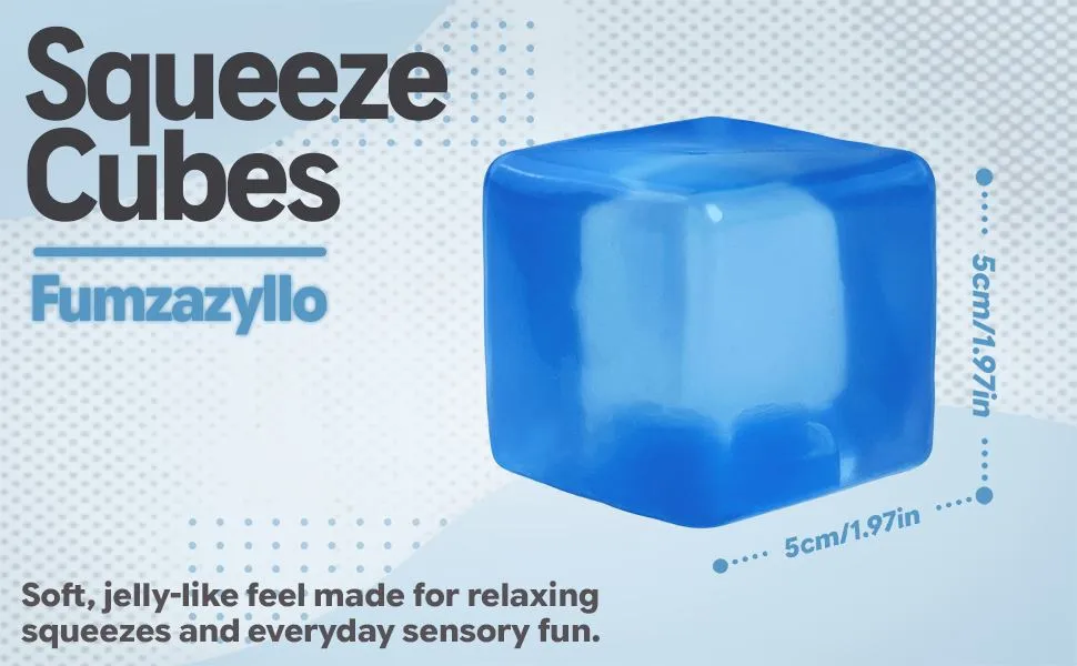 Squishy Cube Squeeze Toy, 1Pcs detail 1