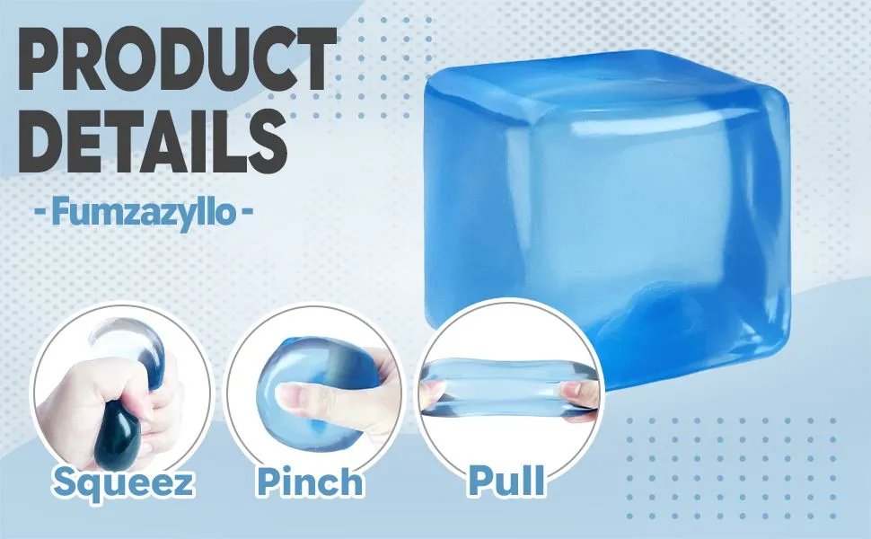 Squishy Cube Squeeze Toy, 1Pcs detail 3