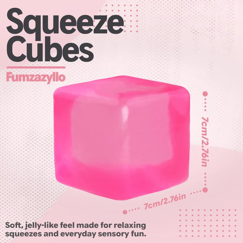 Squishy Squeeze Toy, 1Pc Fidget Cube Stress Ball 1