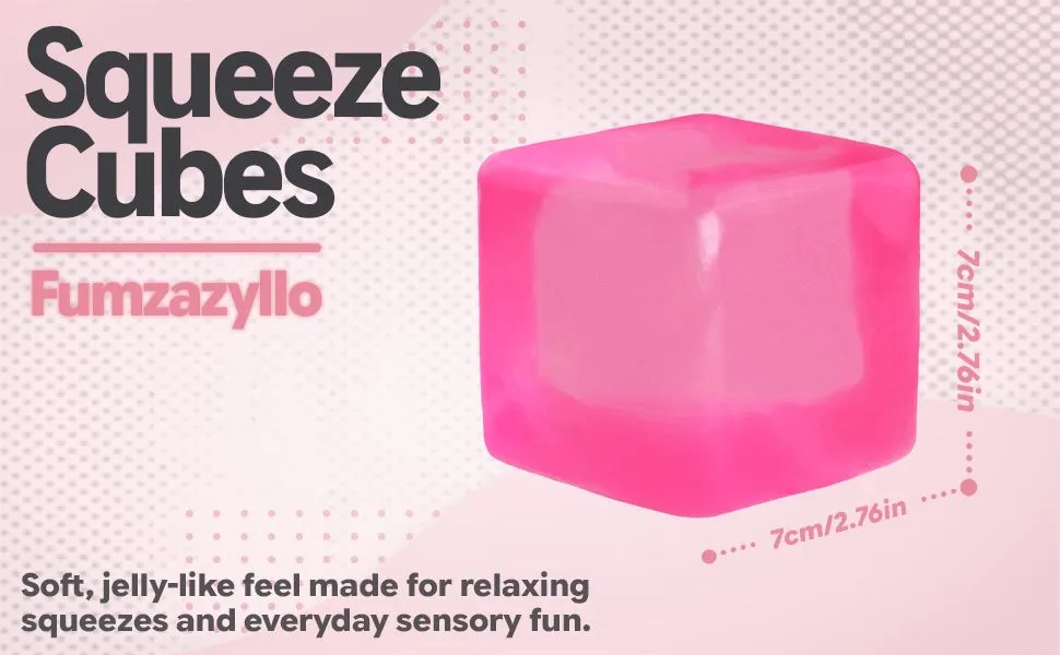 Squishy Squeeze Toy, 1Pc Fidget Cube Stress Ball detail 1