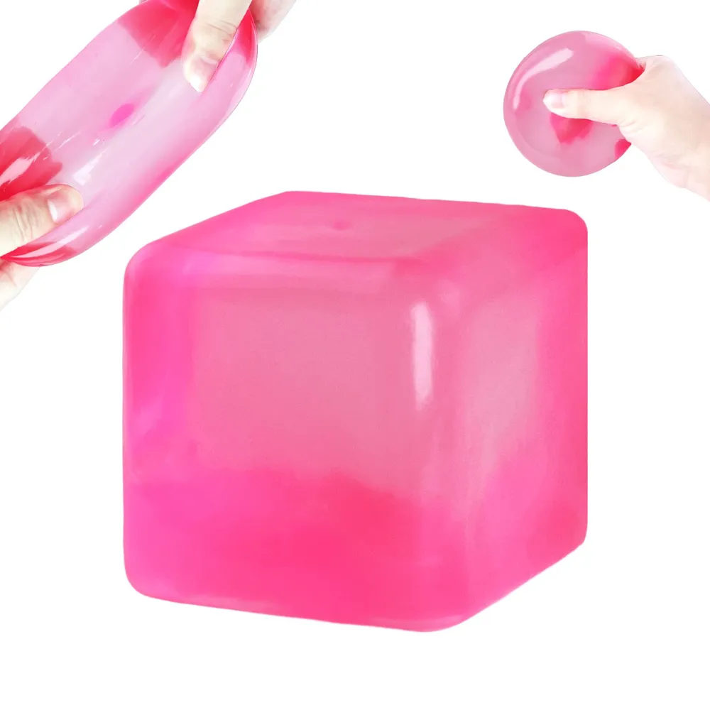 Squishy Squeeze Toy, 1Pc Fidget Cube Stress Ball